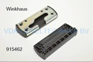 Winkhaus draaikiep veiligheids sluitplaat SBS PA-PAB Padnok links Sicherheits-Schließblech gefreesd naar profiel