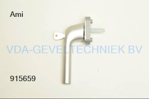 Ami raamkruk/raamgreep afsluitbaar stift 7x33 mm ovale rozet 1 x sleutel AM01