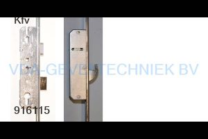 KFV AS2500 meerpuntssluiting 35/92/ 8 / U22 x 2170 mm K051 Sleutel bediend 2 x haak HoH boven 710 onder 780 mm