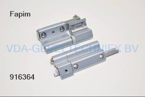 Fapim Scharnierset Galicube 150 G6 Type 1410A- G6 zilvergrijs