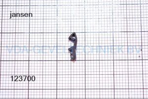 Jansen kaderdichting rubber 455.251  (prijs per meter, minimale afname 10 meter)