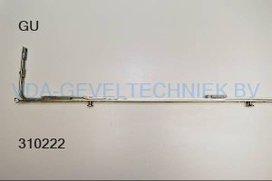 Gu achtersluiting (Mittelverschluss) RSH RSH 1351-1850 Gr. 1050 6-32008-10-0-1 L=1050 3x padnok