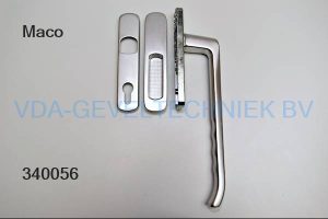 Maco HS Greep-Garnituur met afdekrozet PZ68 en komgreep EV1 10549   36267
