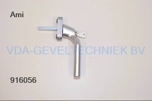 Ami raamkruk/raamgreep verkropt links afsluitbaar stift 7x50 mm type 832 ovale rozet