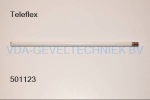 Teleflex buis 250mm wit