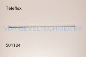 Teleflex buis 250mm wit