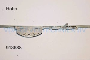 HABO variabele Raamespagnolet 94M  Drn 40 V20  L= 1490 mm  1 x vogelbek / Haak