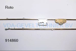 Roto C100 constant espagnolet (Getriebe) met kiepdeel en slotkast PZ 145 mm Drn 35MM. FFH 1801-2000 GR. 1865  2MV
