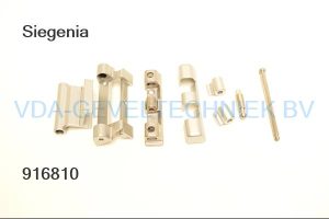 Siegenia Basisset scharnieren tbv rondboogramen BS LM-RB/SF SI-SILBER B1/10