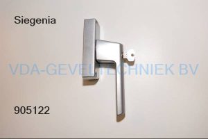 Siegenia alu draaikiep raamkruk/raamgreep zilver afsluitbaar naar buitendraaiend MHSA1500-525020