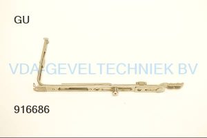 Gu middensluiting (Mittelverschluss) L=218  1 x padnok