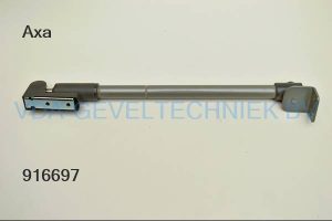 Axa telescopische raamuitzetter grijs 310 mm