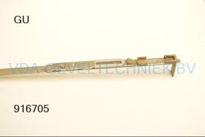 Gu stolpespagnolet (Stulpgetriebe) FFH 1351-1600 Gr. 1440 met kiepdeel geen sluitplaten