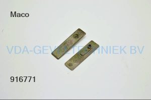 Maco bevestigingsplaatje t.b.v. hoekoverbrenging koppelplaatje inwendige vertanding 30341