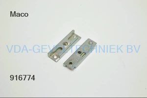 Maco padnok sluitplaat 68 x 20 mm 96461B