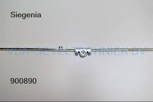 Siegenia  KF espagnolet variabel . 3 GR.80 - 1A  FFH 680-1180 (Getriebe)   MV Greephoogte variabel tussen 340-590MM. Lengte=900MM. Drn 15 MM.Ten behoeve van draaikiep  1 x rolnok