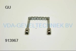 GU Ventus F200 ketting hoekoverbrenger met klembussen
