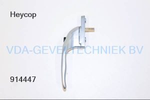 raamgreep/raamkruk afsluitbaar met knop verkropt rechts stift 7x20 (klink) (hendel)