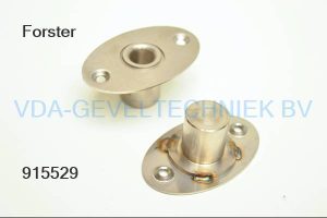 Forster Vloerbus Verstelbare Bodemmulde Bodenbuschse boorgatmaat 25 mm ovale maat 50 x 80 mm